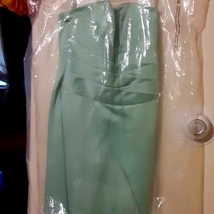 nice dress apple green color